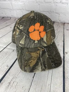 Mütze Kappe bestickt Clemson Camouflage Klettverschluss verstellbar grün Tarnmuster - Bild 1 von 9