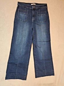 Lauren Conrad Jeans Women's Wide Leg Jeans Blue Size 12 - Picture 1 of 6