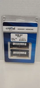 Crucial 16GB Kit 2x8GB DDR3L 1600 NEW Memory - Picture 1 of 5