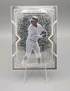 2022 Panini Chronicles Obsidian #41 Jazz Chisholm  Miami Marlins - Picture 1 of 2