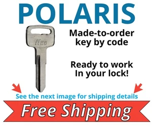 Polaris Keys 1985-1999 ATV Replacement Key Cut by Code 3101-3150 - Picture 1 of 3