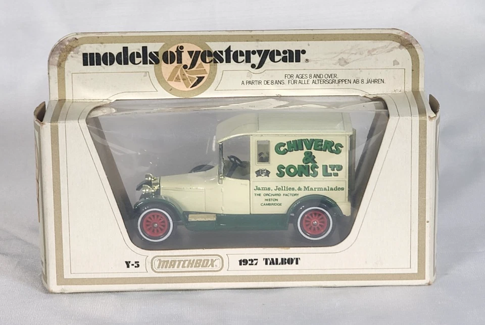 Matchbox - Modelos de antaño - 1927 TALBOT (Y-5) - Chivers & Sons Ltd. Foto 1 de 4