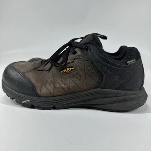 Keen Utility Dry Work Shoes Mens 10.5 Brown Black Boots Steel Toe ASTM F2413-18 - Picture 1 of 9