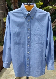JOS A. Camisa de vestir BANK azul cielo para hombre L/S bolsillo con botones usada en excelente estado talla 16,5-34 - Imagen 1 de 6