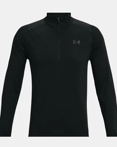 Under Armour Men's UA Tech ½ Zip Long Sleeve Black Sz: XL NWT - Picture 1 of 8