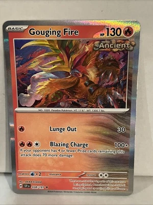 Gouging Fire 038/191 Sv08: Surging Sparks Holo Pokémon NM - Image 1 of 2