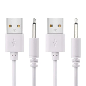 2 Pack 2.7Ft Replacement DC Charging Cable, USB to DC 2.5Mm Fast Charger Cord Ad - Picture 1 of 12