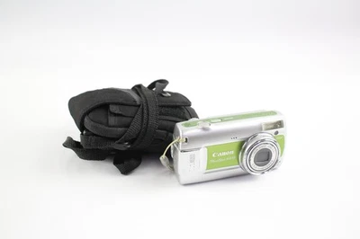 Canon Powershot A470 Digital Compact Camera Working w/ Canon 3.4x Zoom Lens - Image 1 of 4