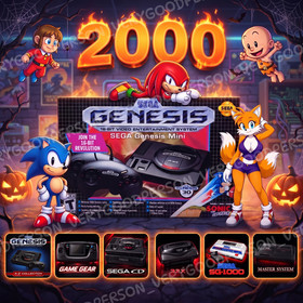 SEGA Genesis Mini Home HDMI Game Console with 2 Controllers 2K - In Retail Box