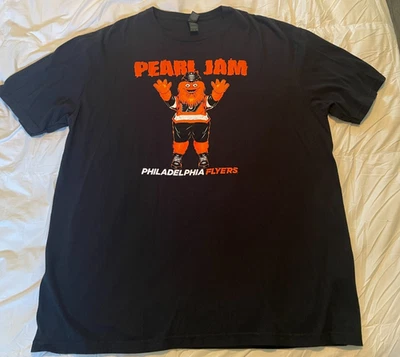 Camiseta Philadelphia Flyers 2023 Pearl Jam Night 10 Sellouts Gritty XL Foto 1 de 4