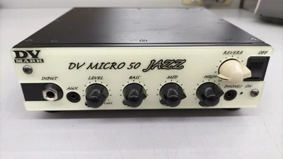 Cabezal Amplificador Guitarra Jazz Dv Mark Micro 50 Blanco Estado Sólido Foto 1 de 4