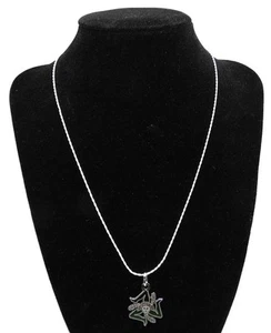 Halskette Diamant Seil mit Trinacria Anhänger aus 925 Silber - Bild 1 von 1