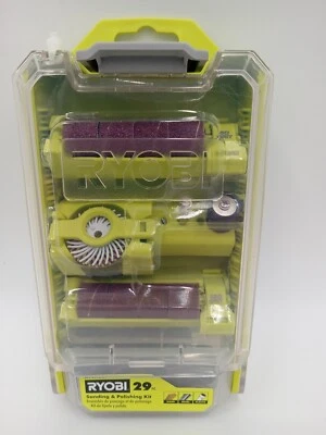 Ryobi 29 PC. KIT DE LIJADO Y PULIDO Foto 1 de 4
