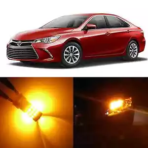 Alla Lighting Rear Signal Light 7440NA Amber LED Bulbs for Toyota Matrix Sienna - Foto 1 di 6