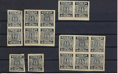 STATE OF BOLIVAR,  TETE BECHE, DOBLE IMPRESSION. PAIR, CANCEL -  RARE    1904 - Image 1 of 4