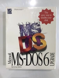 Microsoft MS-DOS 6.0 Upgrade Operating System 3.5" Disk Vintage Sealed NOS - Picture 1 of 6