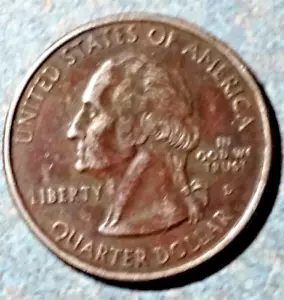 Improperly Annealed Planchet 1999 d Connecticut state quarter - Picture 1 of 2