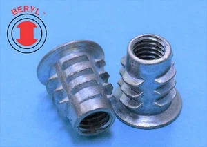 TFM610-10, T-LOK inserto roscado hexagonal zinc -para madera #M6-1.0X10 mm- 10 piezas - Imagen 1 de 1