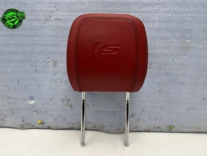 2017-2020 JAGUAR XF XE F-PACE  FRONT LEFT / RIGHT SEAT HEADREST W/ "S" BADGE RED - Picture 1 of 9