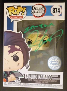 Natsuki Hanae signed Auto Autogramm FUNKO POP Tanjiro DEMON SLAYER 874 - Bild 1 von 7