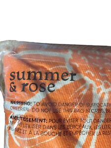 Summer and Rose Roundie Beach Towel 57 Inch Orange