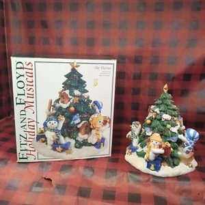 Fitz & Floyd Holiday Musicals The Flurries ”We Wish You a Merry Christmas” Tree - Picture 1 of 18