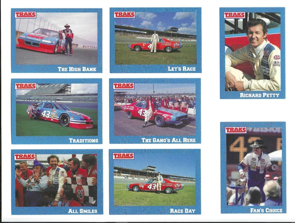 1991 Traks Richard Petty Complete 50 card set! Pristine cards! SEE DESCRIPTION! - Image 1 of 1