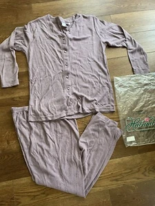 HABAND VINTAGE WOMANS SHORTY PAJAMAS Medium Lilac - Picture 1 of 6
