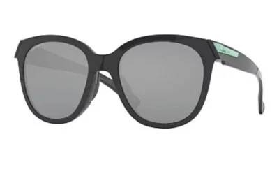 New Oakley 009432-0254 Black LOW KEY Green Women’s Polarized Sunglasses - Image 1 of 4