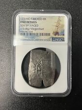 1731 MO F MEXICO 8 REALES NGC FINE DETAILS SEA SALVAGED VLIEGENTHART SHIPWRECK