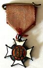 IF Ørnulf Norway Silver & Gilt miniature medal badge - Wrestling & boxing club