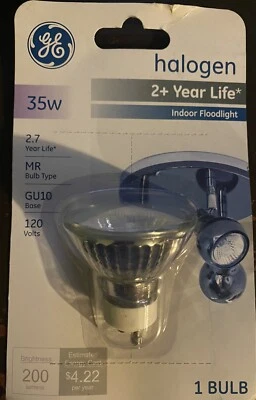 GE Floodlight Bulb 16752 35-watt/ 3000 hours/120 volts fits track & recess Light - Image 1 of 2