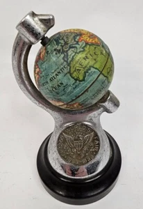 Vintage 1893-1933 Chicago World's Fair Souvenir Mini Rotating Globe Collectible - Picture 1 of 10