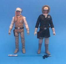 STAR WARS SAGA LUKE SKYWALKER WAMPA ATTACK & HAN SOLO HOTH LOOSE COMPLETE