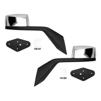 Truck Chrome Hood Mirror Pair For 2004-2017 VOLVO VNL Driver and Passenger Side Foto 1 de 4