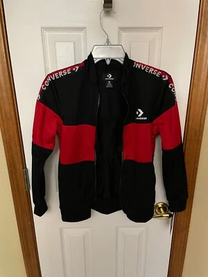 Chaqueta Converse negra y roja para niño # M (10-12) Foto 1 de 4