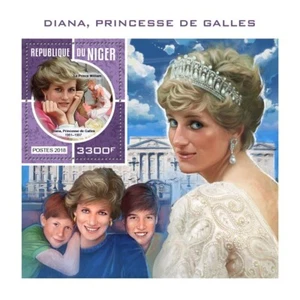 Princess Diana MNH Stamps 2018 Niger S/S - Picture 1 of 1