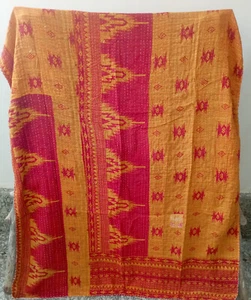 Colchas Kantha Vintage Edredón Hecho a Mano India Manta - Imagen 1 de 2