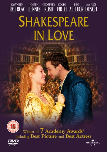 Shakespeare in Love DVD (2013) Joseph Fiennes, Madden (DIR) cert 15 Great Value - Image 1 of 2