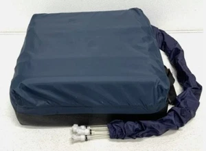Joerns Dolphin Wheelchair Seat Air Inflatable Cushion w/Cover 17" X 17" 24A - Picture 1 of 8