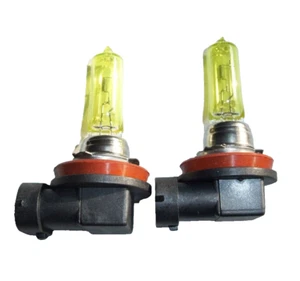 2x H9 Halogen Xenon Headlight Replacement Light Bulb Lamp 2500K Yellow HID Look - Picture 1 of 2