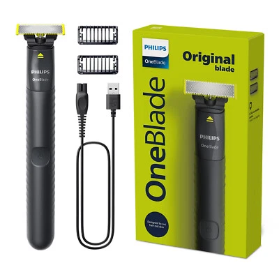 Recortadora y afeitadora híbrida Philips OneBlade - QP1424/10 - recargable Foto 1 de 4