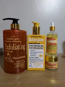Golden Glow Körpermilch 500ml, Peeling Karotte Duschgel, Serum, Gesichtscreme - Bild 1 von 4