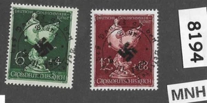 MNH stamp set B286-287 Modern Fantasy Overprints Dresden Goldsmith society #8194 - Picture 1 of 1