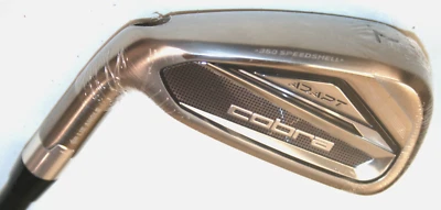 Cobra DS Adapt 7 iron / KBS PGI 65 A flex shaft DEMO CLUB LEFT HANDED SENIORS - Image 1 of 4
