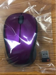 Logitech M317 PURPLE Wireless USB Scroll Optical Mouse w/NANO UNIFY Receiver - Picture 1 of 1