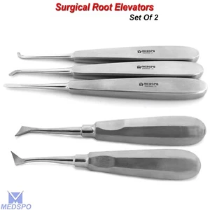 Surgical Luxating Elevators Root Dental Tooth Extraction Warwick James Elevators - Picture 1 of 6