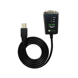Câble convertisseur adaptateur USB 2.0 vers série RS-232 DB9 9 broches chipset longueur 1M - Photo 1/5
