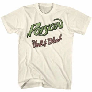 Poison Look What The Cat Dragged In Herren T-Shirt 80er Rock Band Merch - Bild 1 von 3