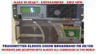 Broadcast Professional Transmitter Elenos 2000w FM Wide Band 88 108 Mhz